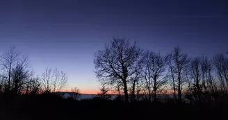 vue couché de soleil fond du terrain vue couché de soleil fond du terrain
